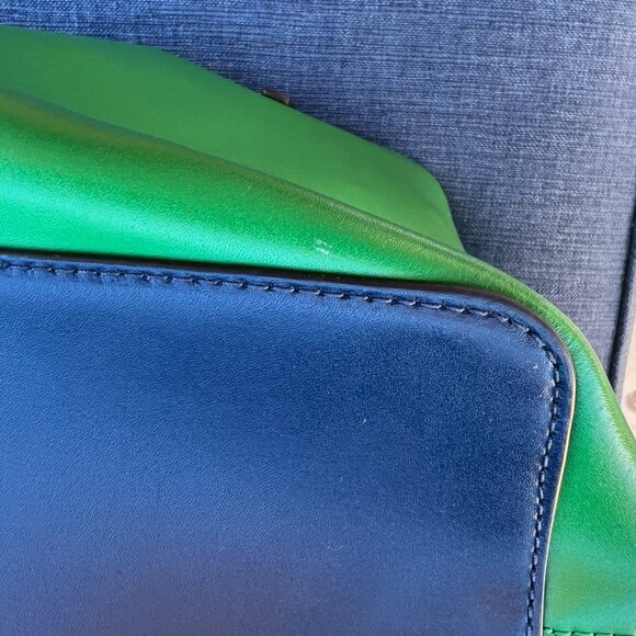 Kate Spade Green and Blue Tote - Picture 5 of 6